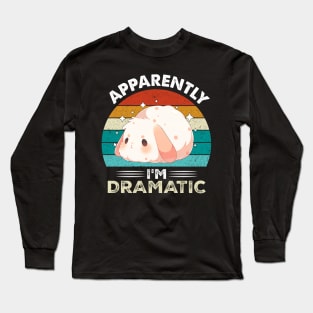 apparently i'm dramatic kawaii dramatic bunny Long Sleeve T-Shirt